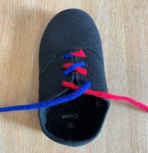 How to tie shoe laces using the bunny ears method - Buckinghamshire ...